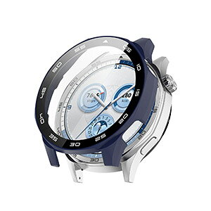 HUAWEI WATCH GT 5 46mm GT 5 Pro 46mm �P�[�X �E�F�A���u���[���E�X�}�[�g�E�H�b�` PC�f��&�����K���X �t���J�o�[ �t���ی� �}���`�J���[ �N���A �V���v���� �n�[�h�J�o�[ CASE �����Ռ� ���h�~ �֗� �y