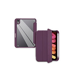 Apple iPad mini 7 2024���f�� �P�[�X �蒠�^ �J�o�[ TPU&PU���U�[�f�� �֗� �l�C �������� ������� �����₷�� �y���V�����[ �X�^���h�@�\ �ϏՌ� �J�o�[ �������� �A�b�v�� �A�C�p�b�h �~�j ��7��