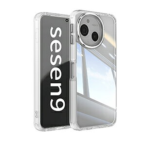 SHARP AQUOS sense9 SHG14/SH-53E �P�[�X �N���A �ϏՌ� �J�o�[ �ی�P�[�X �^�t�Ŋ�� 2�d�\�� TPU&PC �Ռ��z�� �����h�~ ���� �w�ʃJ�o�[ ������� �J�b�R���� �Ռ��ɋ��� �X�}�z �P�[�X CASE �A�N�I�X 