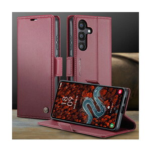 �T���X�� Samsung Galaxy S24 FE �P�[�X �ϏՌ� �J�o�[ �蒠�^ ���z�^ TPU&PU���U�[ ������� ����h�~ ��G�蔲�Q �X�^���h�@�\ �J�[�h���[ ���p �l�C �֗����̍��� �蒠�^�J�o�[ CASE �����K���X�t�B