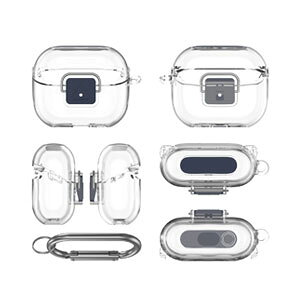 Samsung Galaxy Buds3 �N���A�P�[�X Galaxy Buds3 Pro �P�[�X �ϏՌ� �J�o�[ ���S�ȃ��b�N�݌v TPU�f�ނ̃J�o�[ �C���z���E�w�b�h�z�� �M�����N�V�[ �o�b�Y3 /�o�b�h3�v�� �P�[�X CASE �����h�~ ���[ �ی� 