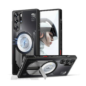 ヌビア Nubia RedMagic 10 Pro/10 Pro+ ケース グラフェンの放熱 カバー 傷やほこりから守る CASE 衝撃に強い タフで頑丈 ハードケース 四隅耐衝撃 高級感があふれ 便利 実用 人気 スタンド機能付き マ