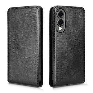 Galaxy S25 Edge ケース 耐衝撃 カバー フリップ式 財布型 縦開き 縦型 下開き TPU+PUレザー 汚れ防止 カード収納 ストラップホール付き 便利性の高い Samsung サムスン ギャラクシー S25 エッジ ケー