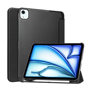 Apple iPad Air 13C` (M3`bv) P[X ϏՌ Jo[ 2025Ntf Abv ACpbh GA[ 13^ (M3`bv) CASE PC+PUU[ }bgdl obNP[X lC  ₷ Pen