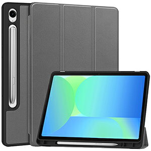 Galaxy Tab S10 FE �P�[�X �ϏՌ� �J�o�[ TPU+PU���U�[ ������� �P�[�X �����₷�� ����h�~ �J�[�h���[ �X�^���h�@�\ �I�[�g�X���[�v�@�\ �������� �^�u���b�g�P�[�X �J�b�R���� �M�����N�V�[ �^