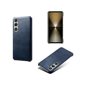 SONY Xperia 1 VII Xperia 10 VII ケース 耐衝撃 カバー プラスチック製 PUレザー調 軽量 持ちやすい PC+PUレザー素材 ハードカバー 人気 スマホ ソニー エクスペリア 1 VII エクスペリア 10 VII 背面カバー