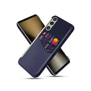 SONY Xperia 1 VII Xperia 10 VII ケース 耐衝撃 カバー 傷やほこりから守る PC+PUレザー+布製 ハードカバー カード収納 便利 実用 人気 スマホ ソニー エクスペリア 1 VII エクスペリア 10 VII 背面カバー C