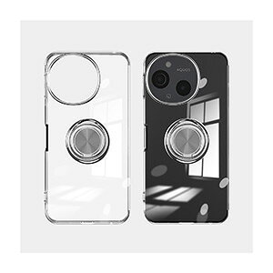 SHARP AQUOS sense10 �P�[�X �N���A �ϏՌ� �J�o�[ �ی�P�[�X �^�t�Ŋ�� TPU&PC �u���P�b�g��360°��]�ł��܂� ���C�z�� �Ռ��z�� �����h�~ ���� �w�ʃJ�o�[ ������� �J�b�R���� �Ռ��ɋ��� �X�}