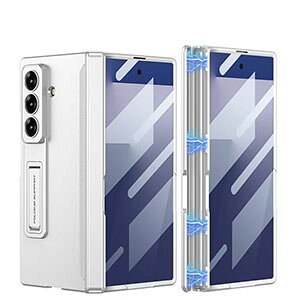 �T���X�� �M�����N�V�[ Z �t�H�[���h7 5G Samsung Galaxy Z Fold7 5G �P�[�X �J�o�[ PC+�����K���X ����ق��肩���� CASE �ϏՌ��J�o�[ �X�^���h�@�\ �Ռ��h�~ �J�b�R���� ����h�~ �֗� ���p �l�C ��