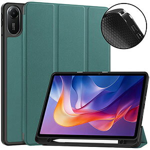 Xiaomi Redmi Pad 2 �P�[�X �蒠�^ �J�o�[ 11�C���`/�^ ���h�~ �p�b�h 2 �J�o�[ TPU��PU���U�[�� �֗� Redmi Smart Pen���[ �l�C �������� �����₷�� �I�[�g�X���[�v �X�^���h�@�\ �ϏՌ� �J�o�[ ��������