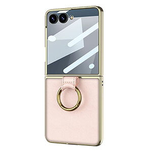 Samsung Galaxy Z Flip7 �P�[�X �ϏՌ� �J�o�[ �V�����_�[ ���|�� �X�g���b�v�t�� �����O�t�� �X�}�z�A�N�Z�T���[ PC+�����K���X �Ռ��z�� �y�� �����₷�� ���p �֗����̍��� �l�C �������� ������