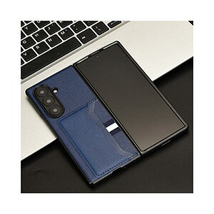 Samsung Galaxy Z Fold7 �P�[�X �ϏՌ� �J�o�[ �܂肽���݌^ �X�}�z�A�N�Z�T���[ PU���U�[+PC�f�� �J�[�h���[ �Ռ��z�� �y�� �����₷�� ���p �l�C �������� ������� �֗����̍��� �T���X�� �M����