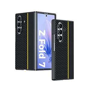 Samsung Galaxy Z Fold7 �P�[�X �ϏՌ� �J�o�[ �܂肽���݌^ �X�}�z�A�N�Z�T���[ PU���U�[+PC�f�� �J�[�{���� �Ռ��z�� �y�� �����₷�� ���p �l�C �������� ������� �֗����̍��� �T���X�� �M����