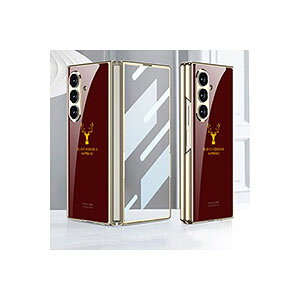 �T���X�� �M�����N�V�[ Z �t�H�[���h7 5G Samsung Galaxy Z Fold7 5G �P�[�X �J�o�[ PC+�����K���X �w�ʋ����K���X�� �t�����g�����t�B�����t�� �G�b�W�E���b�L CASE �ϏՌ��J�o�[ �y�� �����₷�� �S��