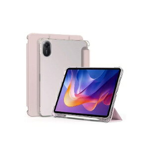 Xiaomi Redmi Pad 2 �P�[�X �N���A �ϏՌ� �J�o�[ PU���U�[ �N���A�o�b�N�P�[�X ������� �����₷�� ����h�~ �X�^���h�@�\ �I�[�g�X���[�v�@�\ �������� �^�u���b�g�P�[�X �J�b�R���� �V���I�~ 