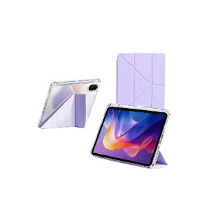 Xiaomi Redmi Pad 2 �P�[�X �N���A �ϏՌ� �J�o�[ PU���U�[ �N���A�o�b�N�P�[�X ������� �����₷�� ����h�~ �X�^���h�@�\ �I�[�g�X���[�v�@�\ �������� �^�u���b�g�P�[�X �J�b�R���� �V���I�~ 