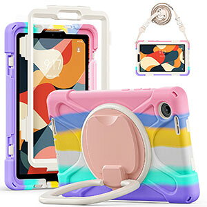 LAVIE Tab T8 T0855/KAS PC-T0855KAS �P�[�X �ϏՌ� �J�o�[ 8.7�C���`/�^ TAB08/H05 PC-TAB08H05 �^�u���b�g�ی� �X�^���h�@�\�t�� 360�x��]�ł��܂� ����ق��肩���� �V�����_�[�X�g���b�v �l�C �������� 