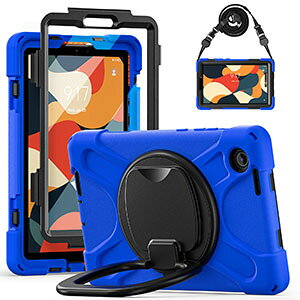 Lenovo Tab One �P�[�X �ϏՌ� �J�o�[ ���m�{ �^�u ���� ZAF00066JP 8.7�C���`/�^ �^�u���b�g�ی� �X�^���h�@�\�t�� 360�x��]�ł��܂� ����ق��肩���� �V�����_�[�X�g���b�v �l�C �������� ����