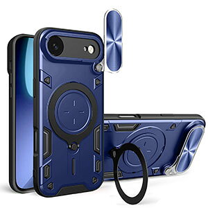 �A�b�v�� �A�C�t�H�� Apple iPhone 17 17 Air 17 Pro 17 Pro Max�P�[�X �J�o�[ TPU&PC�f�� �����Y�ی� �����O�t�� �X�^���h�@�\ �w�ʃJ�o�[ CASE �����₷�� �y�� �Ռ��h�~ �����h�~ �J���t�� �l�C iPhone 17 �P
