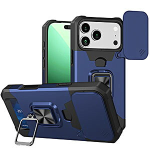 �A�b�v�� �A�C�t�H�� Apple iPhone 17 17 Air 17 Pro 17 Pro Max�P�[�X �J�o�[ TPU&PC�f�� �����Y�ی�J�o�[ �����O�t�� �X�^���h�@�\ �w�ʃJ�o�[ CASE �����₷�� �y�� �Ռ��h�~ �����h�~ �J���t�� �l�C iPho