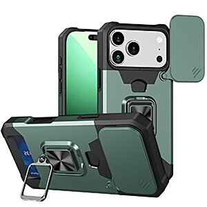 �A�b�v�� �A�C�t�H�� Apple iPhone 17 17 Air 17 Pro 17 Pro Max�P�[�X �J�o�[ TPU&PC�f�� �����Y�ی�J�o�[ �����O�t�� �X�^���h�@�\ �w�ʃJ�o�[ CASE �����₷�� �y�� �Ռ��h�~ �����h�~ �J���t�� �l�C iPho
