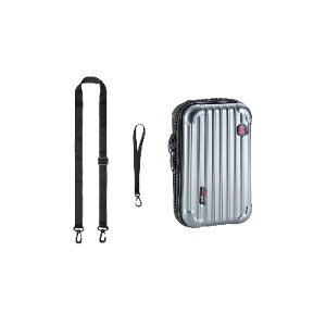DJI OSMO 360 �P�[�X ���[ �ی�P�[�X �o�b�O �L���[�����O�P�[�X �ϏՌ� �P�[�X �A�N�V�����J���� �A�N�Z�T���[ �{�̂⎥�C�y���_���g�Ȃǂ̃A�N�Z�T�������[�\ �X�g���b�v�t�� �n�[�h�^�C
