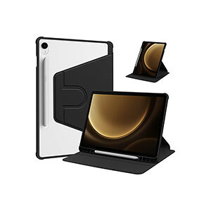 Samsung Galaxy Tab A11 8.7�C���` A11 Plus 11�C���`(2025���f��) �N���A �P�[�X �ϏՌ� �蒠�^ �J�o�[ PU���U�[ ������� �X�^���h�@�\ �I�[�g�X���[�v�@�\ �y���V�����[ 360�x��] �蒠�^�P�[�X Galaxy Tab 