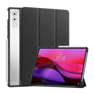 Lenovo Yoga Tab Plus �P�[�X �ϏՌ� �J�o�[ 12.7�C���` ���m�{ ���K�^�u�v���X 12.7�^ �蒠�^�P�[�X PU���U�[�� �I�[�g�X���[�v�@�\ �֗� �l�C �������� ������� �����₷�� ����h�~ �X�^���h�@�\ 