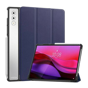 Lenovo Yoga Tab Plus �P�[�X �ϏՌ� �J�o�[ 12.7�C���` ���m�{ ���K�^�u�v���X 12.7�^ �蒠�^�P�[�X PU���U�[�� �I�[�g�X���[�v�@�\ �֗� �l�C �������� ������� �����₷�� ����h�~ �X�^���h�@�\ 