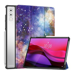 Lenovo Yoga Tab Plus �P�[�X �ϏՌ� �J�o�[ 12.7�C���` ���m�{ ���K�^�u�v���X 12.7�^ �蒠�^�P�[�X PU���U�[�� �I�[�g�X���[�v�@�\ �֗� �l�C �������� ������� �����₷�� ����h�~ �X�^���h�@�\ 