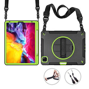 Apple iPad Pro 13�C���` (M5) �P�[�X �ϏՌ� 2�d�\�� PC&�V���R���f�� �A�C�p�b�h �v�� 13�^ (M5) �w�ʃJ�o�[ CASE �X�g���b�v�t�� �o���h�t�� �X�^���h�@�\�t�� 360�x��] ����ق��肩���� �S�ʕی�