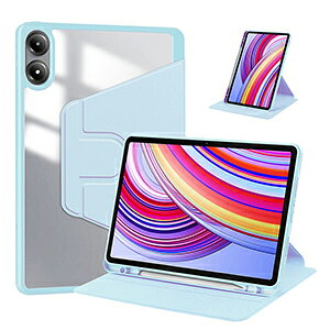 Redmi Pad 2 Pro �J�o�[ �ϏՌ� �蒠�^�P�[�X 12.1�C���`/�^ ���h�~ �p�b�h 2 �v�� �J�o�[ �u�b�N�^ �����₷�� �֗� REDMI �X�}�[�g�y�����[ �X�^���h�@�\ 360�x��]�ł��܂� �I�[�g�X���[�v�@�\ �l