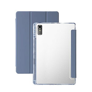 Lenovo Tab M10a 5G LET02 �P�[�X �ϏՌ� �J�o�[ ���m�{ �^�u M10a LET02 10.6�C���` TPU&PU���U�[�� ������� �P�[�X Tab Pen�̎��[�@�\ �����₷�� �X�^���h�@�\ �l�C �������� �^�u���b�g�P�[�X �J�b�R��