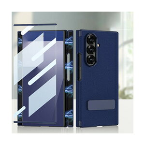 �T���X�� �M�����N�V�[ Samsung Galaxy Z TriFold �P�[�X �J�o�[ �܂肽���݌^ �O�܂� PC&PU���U�[�f�� �ϏՌ��J�o�[ �X�^���h�@�\ �P�[�X CASE �Ռ��h�~ �n�[�h�P�[�X �J�b�R���� �֗� �l�C �J�o�[ 