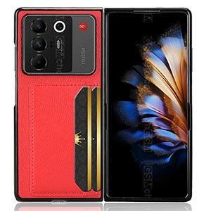 nubia Fold �P�[�X �ϏՌ� �J�o�[ �܂肽���݌^ �w�ʃJ�o�[ PC&PU���U�[ �J�[�h���[ ����h�~ ���p �l�C �������� ������� �u�b�N�^ �J�b�R���� �k�r�A �t�H�[���h �P�[�X nubia Fold �w�ʃJ�o�[