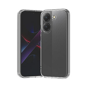 POCO X8 Pro �P�[�X �N���A �ϏՌ� �J�o�[ �^�t�Ŋ�� 2�d�\�� TPU+PC�f�ސ� ���� �J�o�[ �Ռ��z�� �����h�~ �������� ������� �J�b�R���� �l�C �Ռ��ɋ��� �X�g���b�v�z�[���t�� ���� �V���I�~ Xi