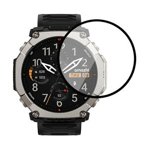 Amazfit T-Rex Ultra 2 �E�F�A���u���[���E�X�}�[�g�E�H�b�` HD Film �S��ʕی�t�B���� Amazfit T-Rex Ultra 2 ������ �t���ی� HD Film 3D���E���h�����ގ� �ی�t�B���� �ی�V�[�g PMMA�f�� �w��h�~ ����