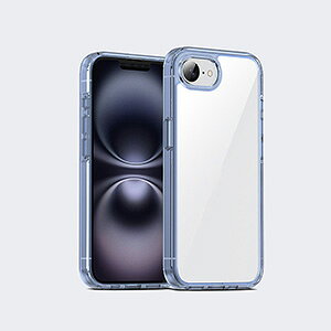 Apple iPhone 17e �P�[�X �N���A �ϏՌ� �J�o�[ �^�t�Ŋ�� TPU+PC�f�ސ� ���� �Ռ��z�� �����h�~ �������� ������� �J�b�R���� �l�C �Ռ��ɋ��� �A�b�v�� �A�C�t�H�� 17e �w�ʃJ�o�[ �ی�P�[�X ��