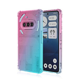 �i�b�V���O �t�H��4a �P�[�X Nothing Phone (4a) Pro �J�o�[ �^�t�Ŋ�� TPU �O���f�[�V�����^�C�v �\�t�g�P�[�X �X�g���b�v�z�[���t�� �Ռ��z�� �����h�~ ������� �J�b�R���� �l�C �Ռ��ɋ��� �w��