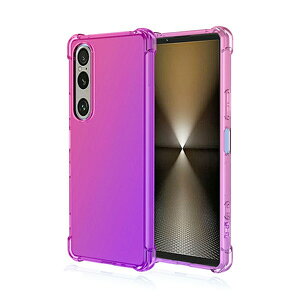 SONY Xperia 1 VIII �J�o�[ Xperia 10 VIII �P�[�X �ϏՌ� �J�o�[ �ی�P�[�X �J���t�� �O���f�[�V���� ���� CASE ������� �\�t�g�J�o�[ �Ռ��ɋ��� �X�g���b�v�z�[���t�� �N�₩�� ���� �l�C ������ 