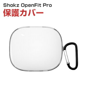 Shokz OpenFit Pro �Ή� �N���A�P�[�X �C���z���P�[�X TPU ���� �J�o�[ �J���r�i�t�� �[�d�Ή� �����[�d�\ �ϏՌ� �L�Y�h�~ �h�o �y�� �_�炩�� �t�B�b�g�� �����^�ѕ֗� ������� �V���b�N�X Open