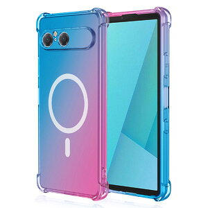 SONY Xperia 1 VIII / Xperia 10 VIII �ϏՌ� �J�o�[ �ی�P�[�X �J���t�� �O���f�[�V���� �w�ʃ}�O�l�b�g���� ���� CASE ������� �\�t�g�J�o�[ �Ռ��ɋ��� �X�g���b�v�z�[���t�� �N�₩�� ���� �l�C 