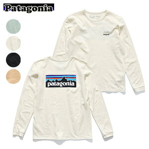 パタゴニア【patagonia】37603 Women's Long-Sleeved P-6 Logo Responsibili-Tee ロンT 長袖 ウィメンズ・ロングスリーブ・P-6ロゴ・レスポンシビリティー レギュラーフィット レディース トップス 定番 人気【