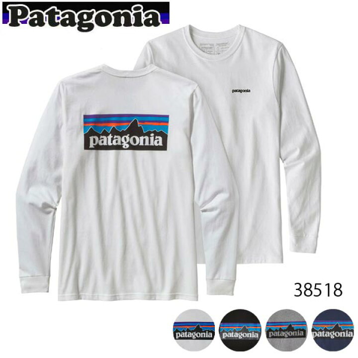 楽天市場 パタゴニア Patagonia メンズ ロングスリーブ P 6ロゴ レスポンシビリティー Tシャツ Men S L S P 6 Logo Responsibill Tee 長袖 ロゴt Tシャツ White Black Gravel Heather アウトドア 登山 レギュラー フィット ネコポス発送 ボブズ洋品店