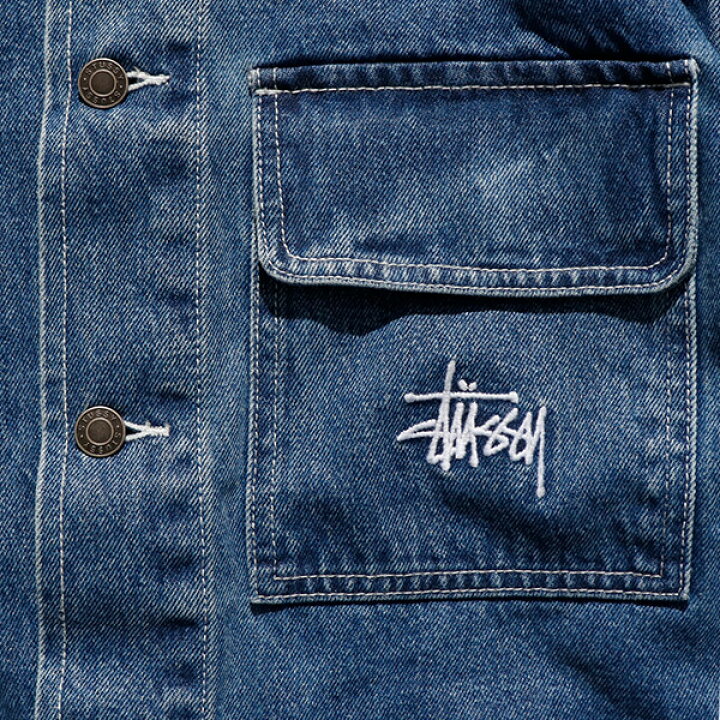 楽天市場】ステューシー【STUSSY】115498 Denim Chore Coat メンズ  