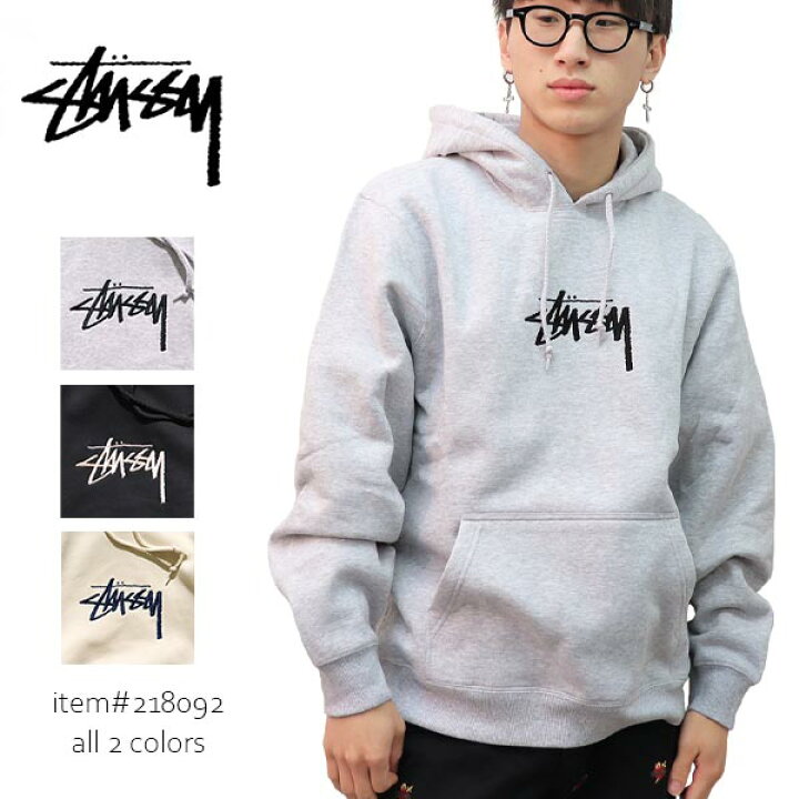 楽天市場】ステューシー【STUSSY】STOCK LOGO HOODIE 118366 メンズ 