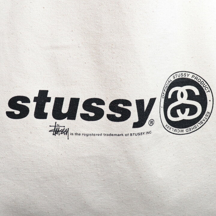 楽天市場 ステューシー Stussy Italic Link Tote Bag トートバッグ エコバッグ キャンバス ロゴ Natural ナチュラル Ssリンク メンズ レディース ネコポス発送 ボブズ洋品店