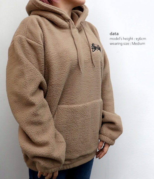 楽天市場】ステューシー【STUSSY】218093 BROUSON POLAR FLEECE HOOD 