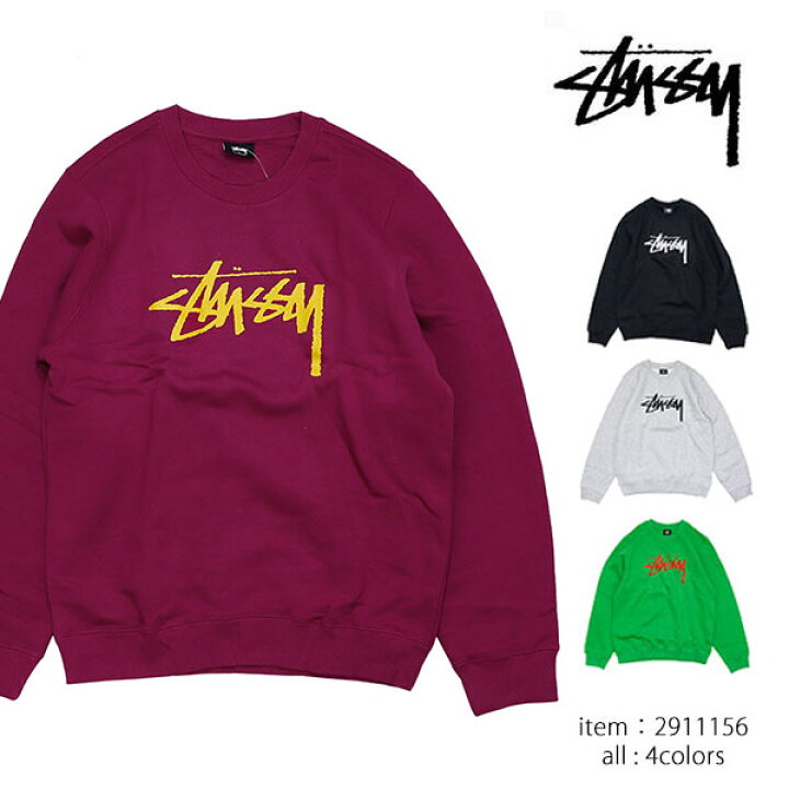 楽天市場】ステューシー【STUSSY】2911156 STOCK CREW レディース 