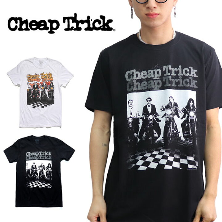 楽天市場】チープ トリック【CHEAP TRICK】SS TEE BLACK WHITE CHEAP 
